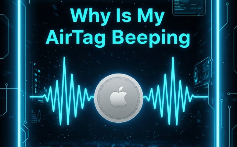 why is my airtag beeping