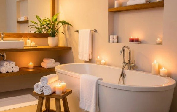 Luxury Spa-Inspired Bath