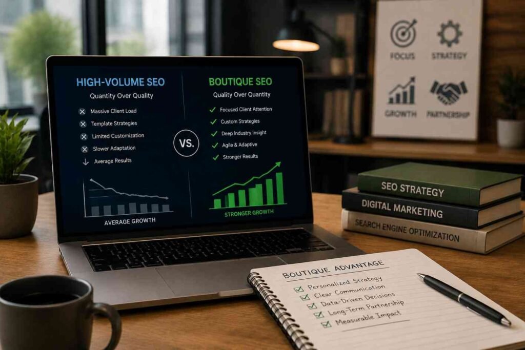 Why Boutique Execution Often Outperforms High-Volume SEO